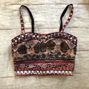 Boho crop top